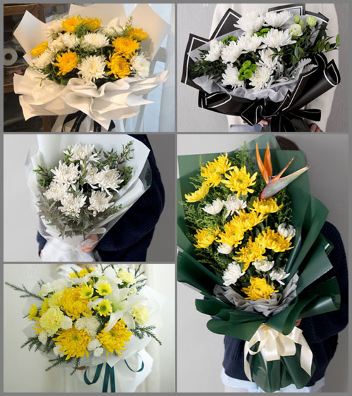 贵州贵阳观山湖区百花湖乡毛栗村白事花束代送